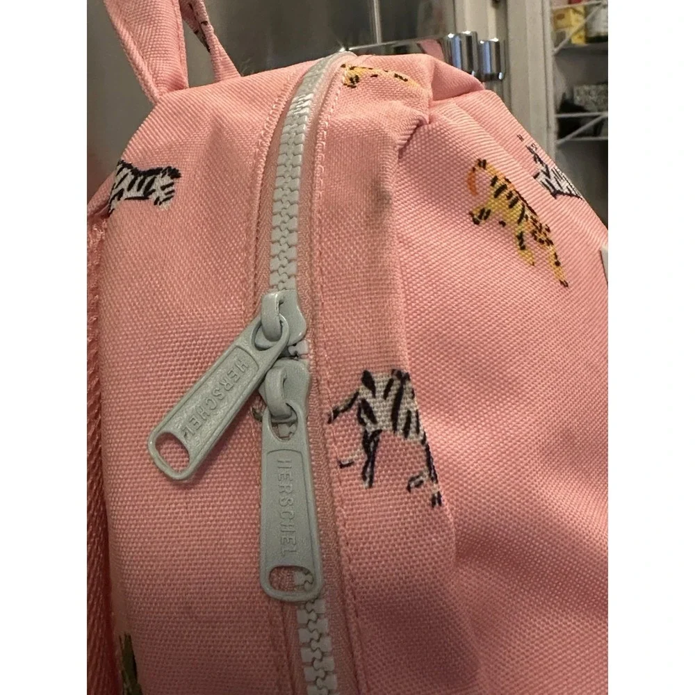 Herschel Supply Co Kids Mini Pastel Pink Backpack-Zoo Animal Print-Rare